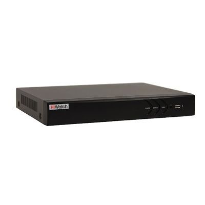 HiWatch DS-H304QA(B) 4 канальный гибридный видеорегистратор c технологией AoC