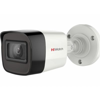 HiWatch DS-T200A (6 mm) цилиндрическая 2Мп HDTVI камера с микрофоном